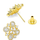 Blooming Elegance CZ Stud Pendant Set