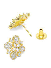 Blooming Elegance CZ Stud Pendant Set