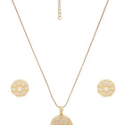 Luxe Garden Cubic Zirconia Pendant Set