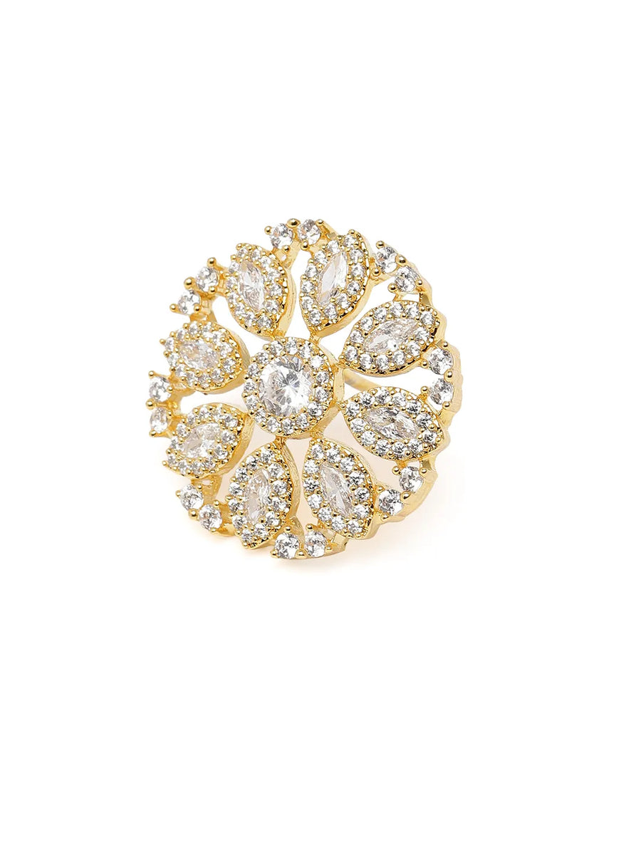 Luxe Garden Cubic Zirconia Pendant Set