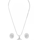 Oval Grace CZ Stud Pendant Set