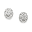 Oval Grace CZ Stud Pendant Set