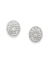 Oval Grace CZ Stud Pendant Set