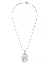 Oval Grace CZ Stud Pendant Set