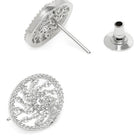 Oval Grace CZ Stud Pendant Set