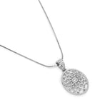 Oval Grace CZ Stud Pendant Set