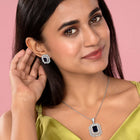 Twilight Spark Crystal Pendant Set