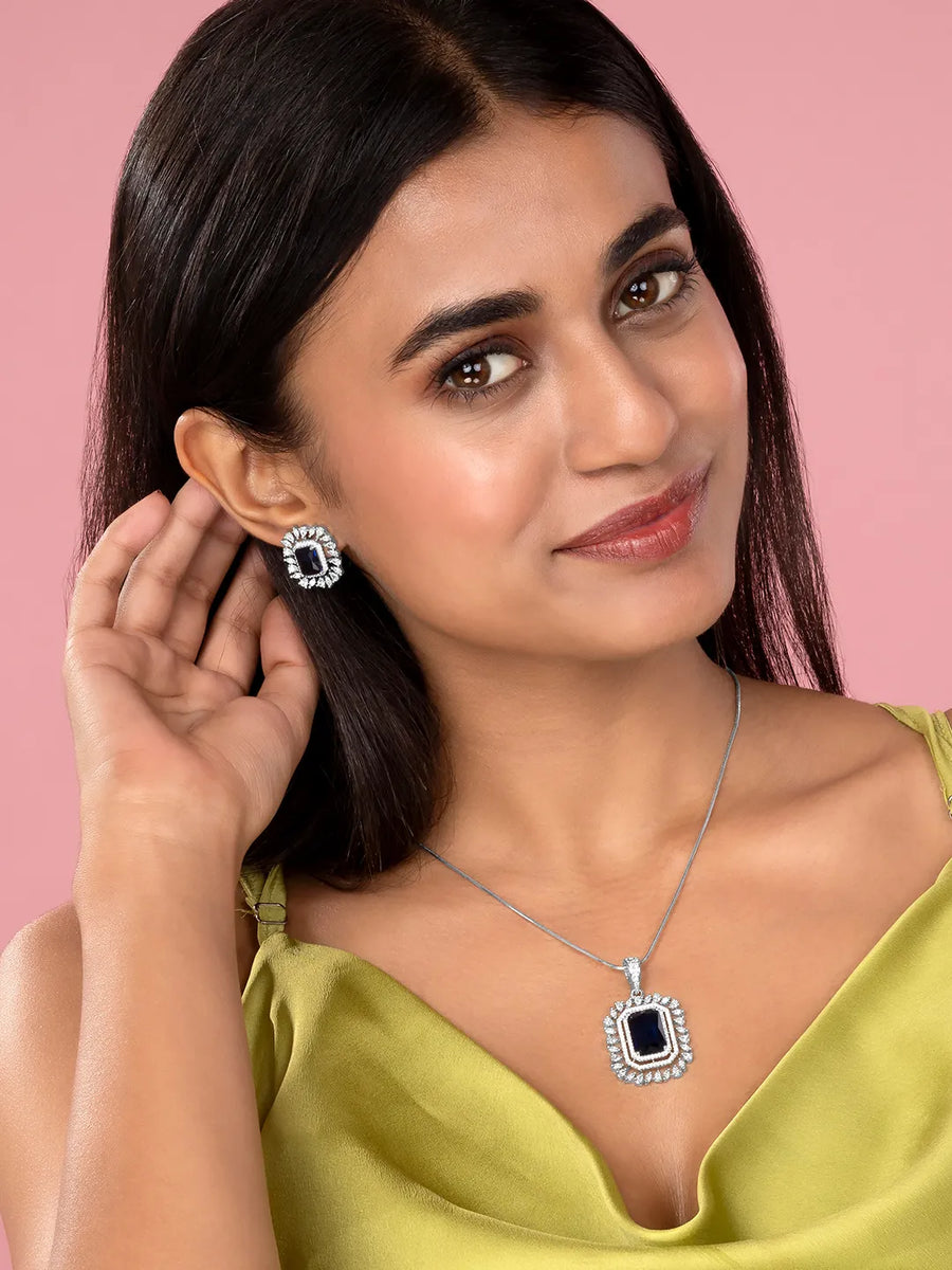 Twilight Spark Crystal Pendant Set