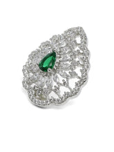 Mystic Emerald Crystal Pendant Set