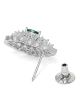 Mystic Emerald Crystal Pendant Set