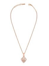 Brilliant CZ Studded Pendant Set