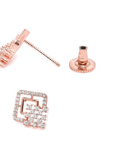 Brilliant CZ Studded Pendant Set