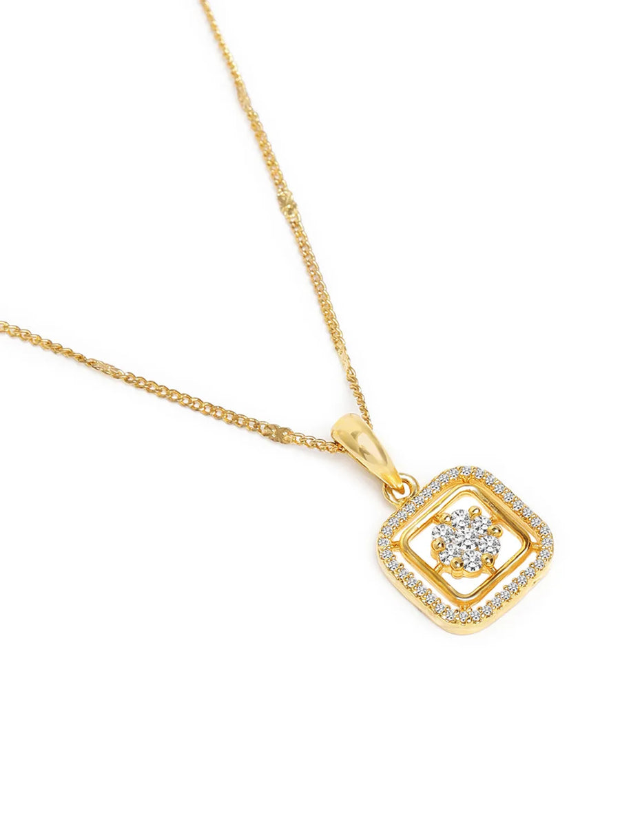 Eternal Glow CZ Studded Pendant Set