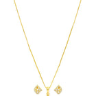 Majestic Shine CZ Studded Pendant Set