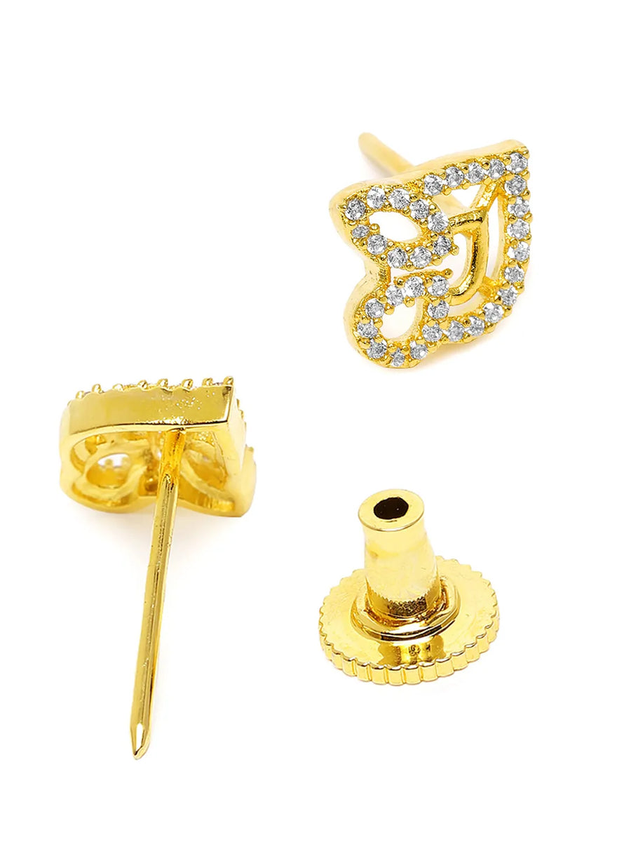 Majestic Shine CZ Studded Pendant Set