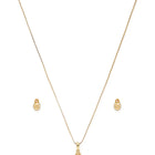 Regal Glow Cubic Zirconia Pendant Set