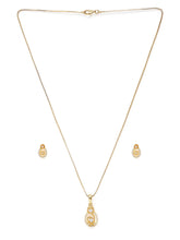 Regal Glow Cubic Zirconia Pendant Set