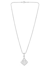 Radiant Rhombus CZ Pendant Set