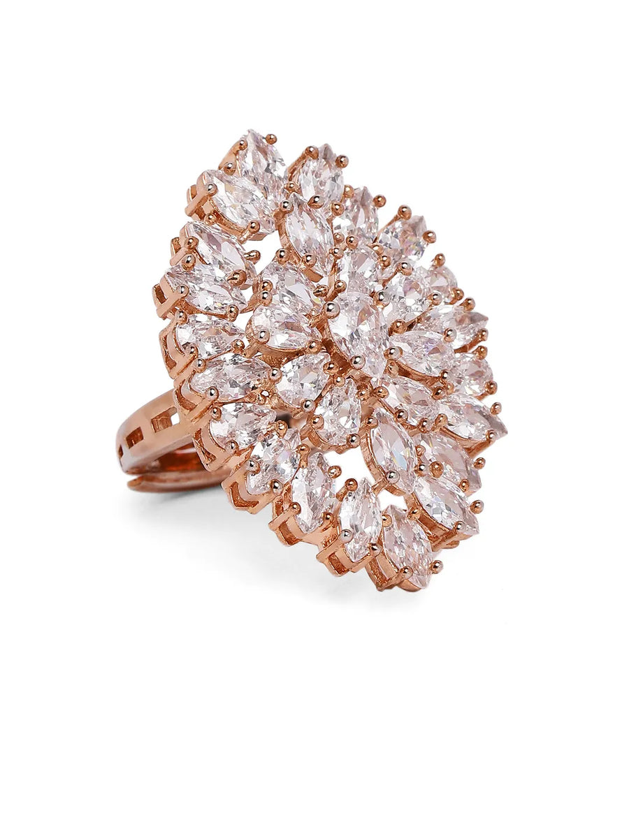 Grace Bloom Clustered Stone Ring