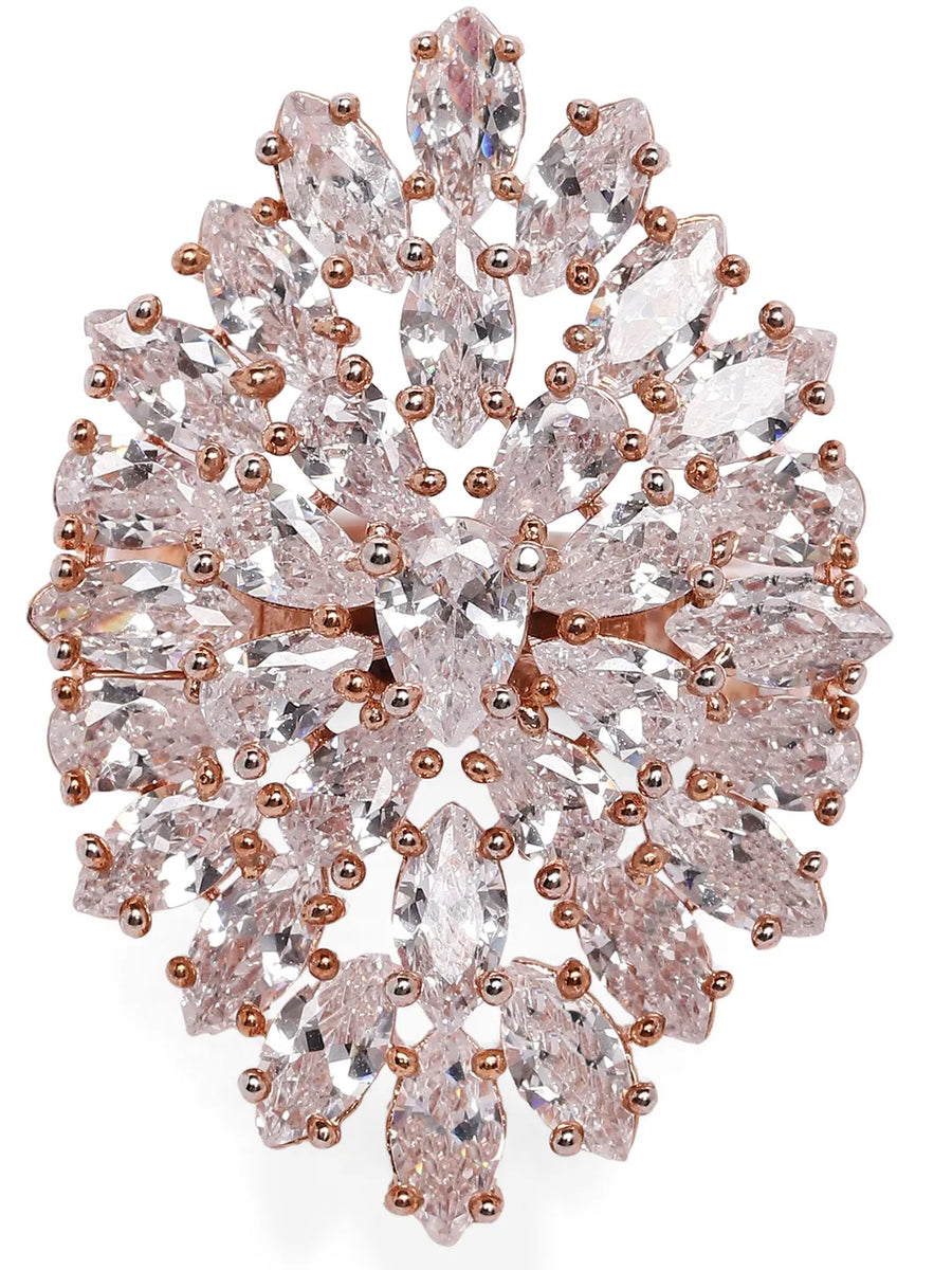 Grace Bloom Clustered Stone Ring