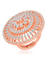 Chic Glamour CZ Statement Ring