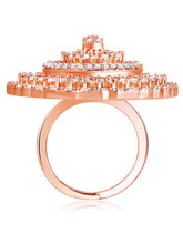 Chic Glamour CZ Statement Ring