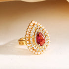 Pearl Stud Ring | Classic Fashion Jewellery by Peora