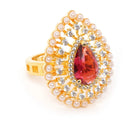 Pearl Stud Ring | Classic Fashion Jewellery by Peora