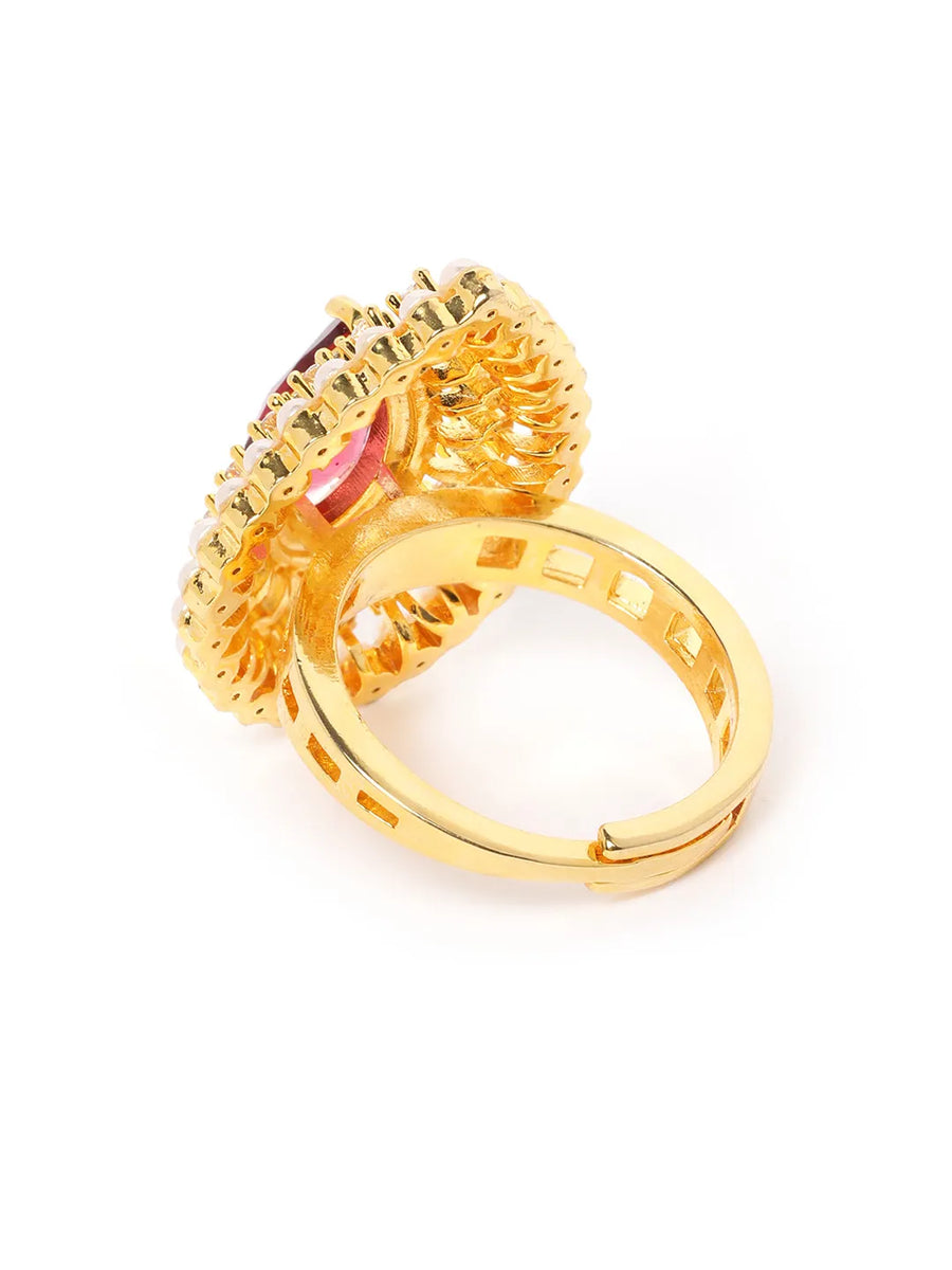 Pearl Stud Ring | Classic Fashion Jewellery by Peora