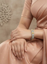 Antique Bloom Oxidized Bangle Set