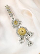 Floral Waist Challa with Pearl Jhumka