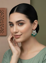 Moonlit Charm Antique Oxidized Earrings