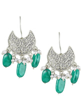 Moonlit Charm Antique Oxidized Earrings