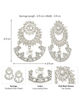 Heritage Arc Filigree Oxidized Danglers