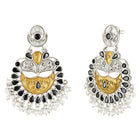 Ethereal Moonlit Dangle Tassel Earrings