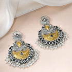 Ethereal Moonlit Dangle Tassel Earrings