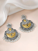 Ethereal Moonlit Dangle Tassel Earrings