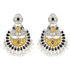 Ethereal Moonlit Dangle Tassel Earrings