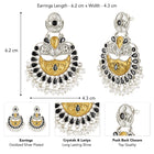 Ethereal Moonlit Dangle Tassel Earrings