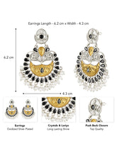 Ethereal Moonlit Dangle Tassel Earrings