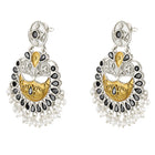 Ethereal Moonlit Dangle Tassel Earrings