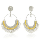 Antique Chandbali Earrings with Lariya beads
