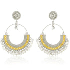 Antique Chandbali Earrings with Lariya beads