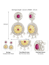 Mandala Filigree Pearl Drops Earrings