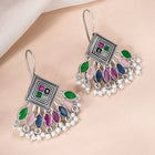 Elegant Triangle Tassel Drop Earrings