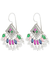 Elegant Triangle Tassel Drop Earrings
