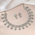 Antique Sunflower and Coin Necklace Set