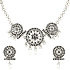 Classic Round Mandala Necklace Set