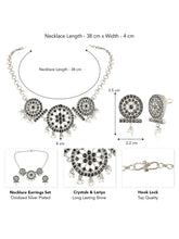 Classic Round Mandala Necklace Set