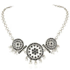 Classic Round Mandala Necklace Set